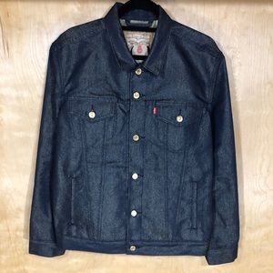 NWT Levi's Men's Trucker Jacket Raw Unwashed Denim